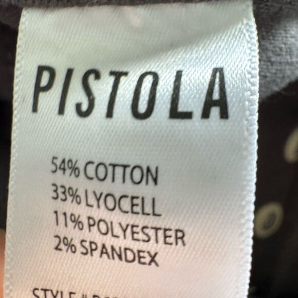 Pistola Button Fly Skinny Pants Gray Stretch Utility High Rise Sz 27 Casual Y2K - Picture 6 of 6